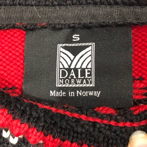 DALE OF NORWAY Olympic Fair Isle Nordic Wool Reflective Logo - Picture 4 of 7